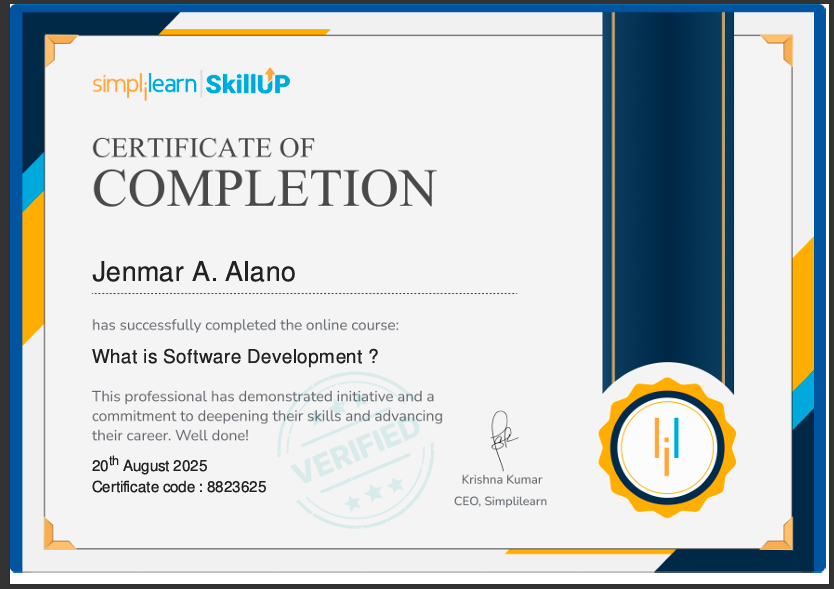 Certificate 2